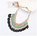 Oliasports® Retro Jewelry Pendant Knit Chain Choker Chunky Statement Bib Necklace