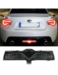 Automotive Parts and Accessories: iJDMTOY? OEM Fit LED Rear Bumper Backup Lamps / Rear Fog Lights / Brake Light For 2013-up Scion FR-S Subaru BRZ (Smoked Lens) - iJDMTOY Auto Accessories