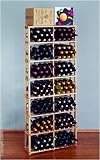 Wine Cellar Innovations Country Pine Rectangular Bin Rack 192-bottle