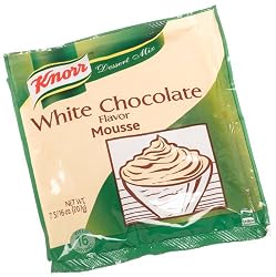 Knorr White Chocolate Mousse Mix, 7.313-Ounce Pouches (Pack of 5)
