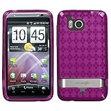Hot Pink Argyle Candy Case Cover Skin for HTC ThunderBolt