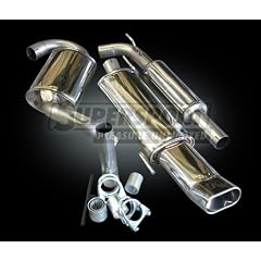 SUPERSPORT Edelstahl Gruppe A Auspuffanlage VW Golf 3 3-t�rer, 5-t�rer, Typ 1HXO/1H/1HX1/1HX, 1.4,1.6,1.8,2.0,GTi,2.0 16V,VR6,1.9SDi,1.9TDi (Otto 40,44,55,66,74,85,110,128KW Diesel 47,55,66,81KW) 1.6,1.8,2.0,1.9TDI (Otto 55,66,74,85KW Diesel 66,81KW), Bj. 09/91-, Frontantrieb (SU981400-0)