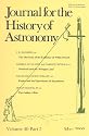 Journal for the History of Astronomy