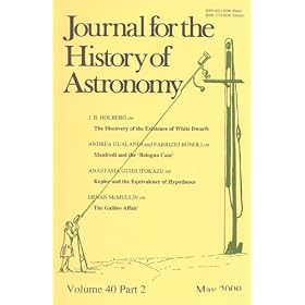Journal for the History of Astronomy by 