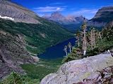 Lake Ellen Wilson and Canyon Walls, Glacier National Park, USA Photographic Poster Print by Aaron McCoy, 16x12