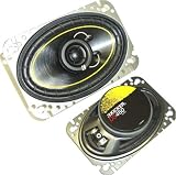 Kicker 07DS460 4-Inch X 6-Inch Coax Speakers (Pair)