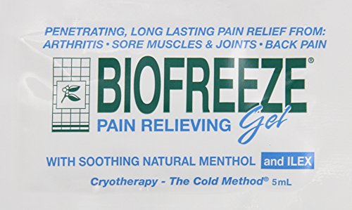 Biofreeze Pain Relieving Gel - 5 gram Travel Packets (36)