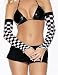 Checkerboard Arm Warmers