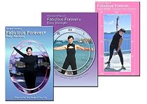 Fabulous Forever Trilogy Beginners Exercise Videos for Boomer Fitness Workouts Level One - Easy Strength, Easy Stretch and Easy Aerobics DVDs by Mirabai Holland, MFA