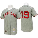 Cleveland Indians Authentic 1948 Bob Feller Road Jersey By Mitchell & Ness Size 56