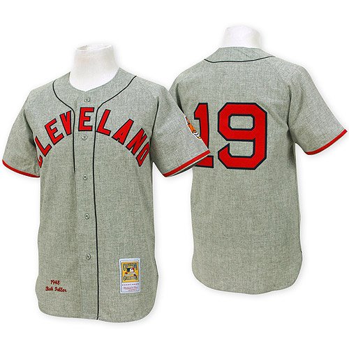 Cleveland Indians Authentic 1948 Bob Feller Road Jersey By Mitchell & Ness 48
