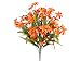 Artificial 19" Flame Orange Lily Bush - Set of 2 bushes