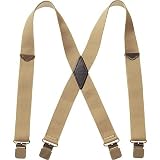 Filson Clip Suspenders - Long - Dark Tan