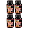 Acai Juice Extreem -240 Capsules 100% Pure, 4 Times More Potent For Each Mg Acai Berry Natural Nutrition, Energy And Also Used For Weight Loss Detox Diet 4 Bottles, 4 Months , 1300 Mg By Life Smart Labs. Acai Juice Extreem