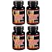 ACAI Juice Extreem -240 CAPSULES 100% PURE, 4 times MORE potent for each MG ACAI Berry Natural Nutrition, Energy 4 Bottles, 4 Months , 1300 Mg, acai juice extreme