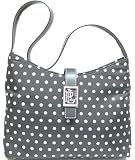 Lauren Ralph Lauren - Lauren By Ralph Lauren Polk-a-dot Shoulder Bag in Black / White with Leather Trim