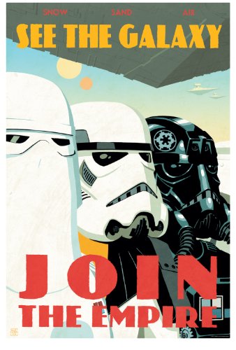 RoomMates RMK2006SLM Star Wars Join The Empire Reusable Giant Wall Sticker