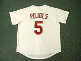 ALBERT PUJOLS St. Louis Cardinals Majestic Home Baseball Jersey, LARGE