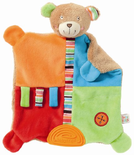 Fehn 091090 Activity-Schmusetuch Teddy, braun/bunt Preisvergleich