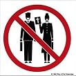 No Preaching' Sticker