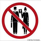 No Preaching' Sticker