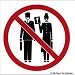 No Preaching' Sticker