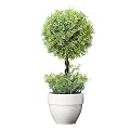 Mini Seeding Faux Topiary - Green