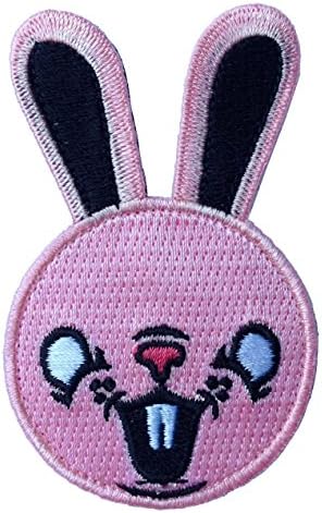 Velcro Pink Bunny Mech Morale Punk Emo Applique Patch