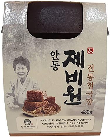 Andongjebiwon Traditional Cheonggukjang Fast Fermented Bean Paste Food, 430 Gram