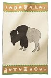 Faribault Mills Tatanka 100% Virgin Wool Jacquard Throw