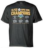 Pittsburgh Steelers Six-Time Super Bowl Champs T-Shirt
