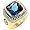 Designer Style Big Stone Ring - Turquoise,5