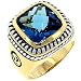 Designer Style Big Stone Ring - Turquoise, 7