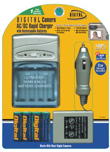 valentine Digital Concepts Charger Rechargeable BatteriesB00007KFT2