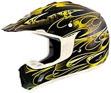51W3C4kKeyL. SL160  THH TX 12 Flame Black/Yellow Youth Medium Off Road Helmet