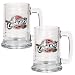 Cleveland Cavaliers NBA 2pc 15oz Glass Tankard Set - Primary Logo by Great American Products