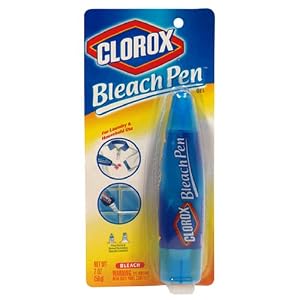 Clorox Bleach Pen, Case Pack, Twelve - 1 Count Packages, 2 Ounces Each(12 Pens, 24 Ounces)