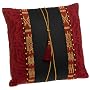 Natori Raj 18-inch by 18-inch Obi Wrap Square Decorative Pillow