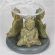 3 Buddha Stone Aroma Lamp - Free shipping