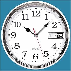 Retro Calendar Wall Clock