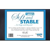 ByAnnie's Soft and Stable Fabric, 18 by 58-Inch, Black