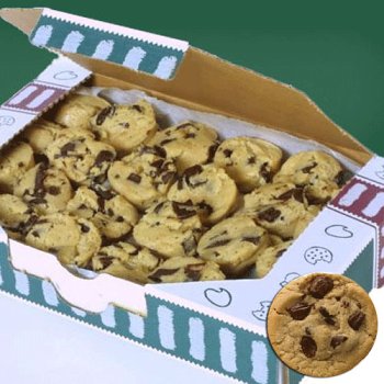 Chippery Gourmet Chocolate Chunk Cookie Dough - Two, 48 ct., 1 oz. Pre-portioned Boxes by Chippery