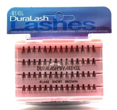 Ardell Duralash Flare Short Brown (56 Lashes) (3-Pack) with Free Nail File (Augenwimper) Preisvergleich