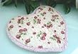 Lovely Heart shape Quilted Cotton Oven Mitt/ Hot Pad
