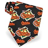 MLB Baltimore Orioles Tie by MLB - Black Silk - B0009S540E