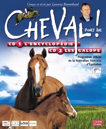 Cheval : CD1, L'Encyclopédie - CD2, Les galops. Programme officiel de la Fédération Française d' Equitation
