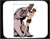 Decorated Mouse Pad with man, body, individuals, individual, teeth, humans, elephant, dentistry, person, human, persons, arab, people