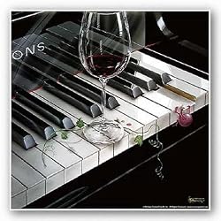 The Key To Wine by Michael Godard 11.75"x11.75" Art Print Poster