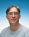 Uvex Astro OTG Safety Glasses, Clear Lens, Blue Frame
