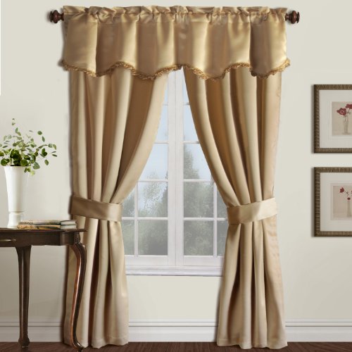 Burlington Room Darkening 5 Piece Set-Burgundy